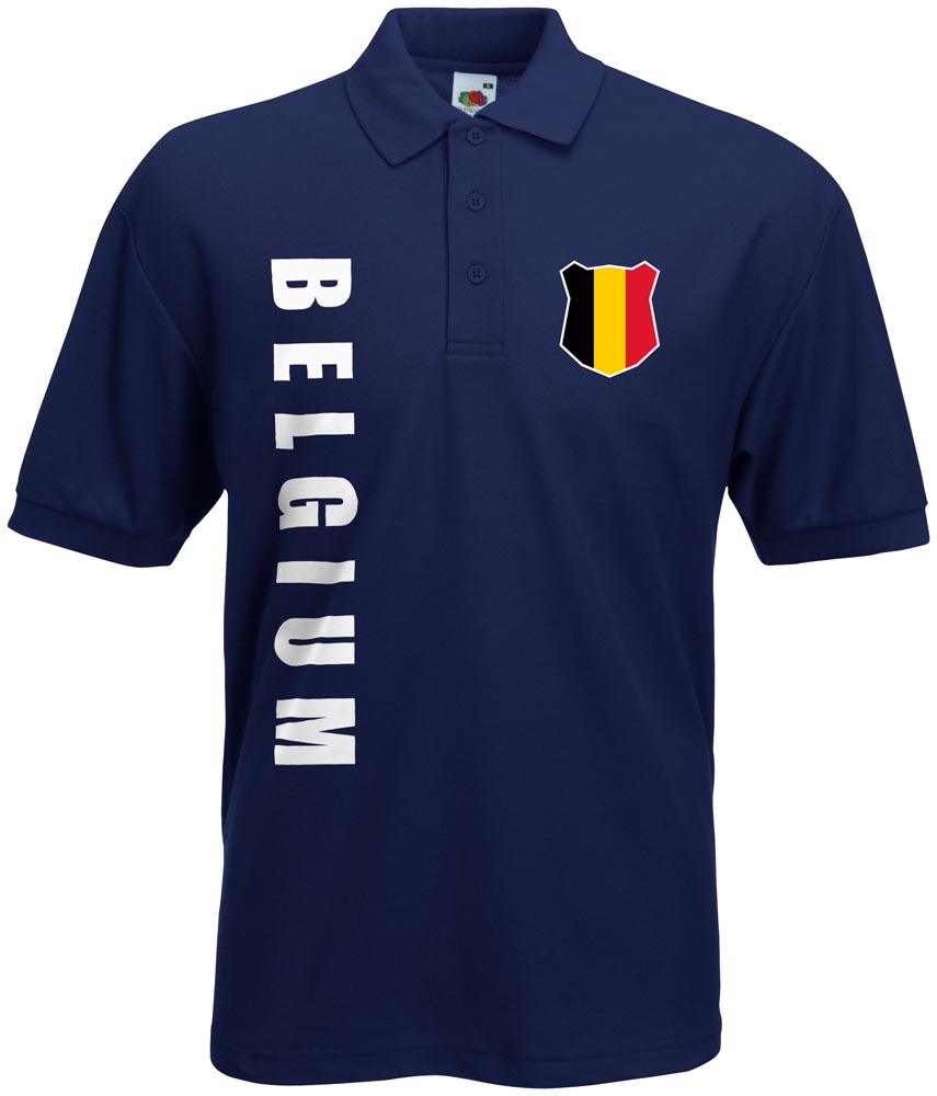 Belgien Belgium WM 2018 Damen T-Shirt Trikot Name Nummer Fussball Team National 