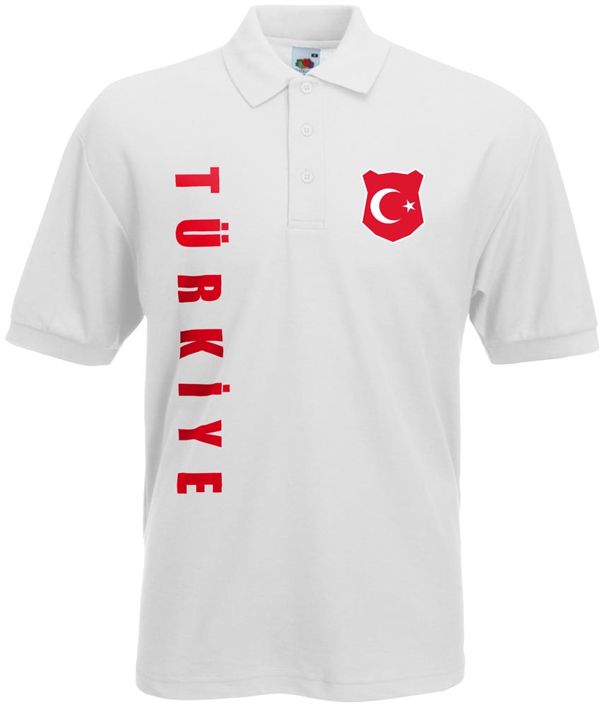 WM 2018 Türkei TÜRKIYE Polo-Shirt Trikot Name Nummer 
