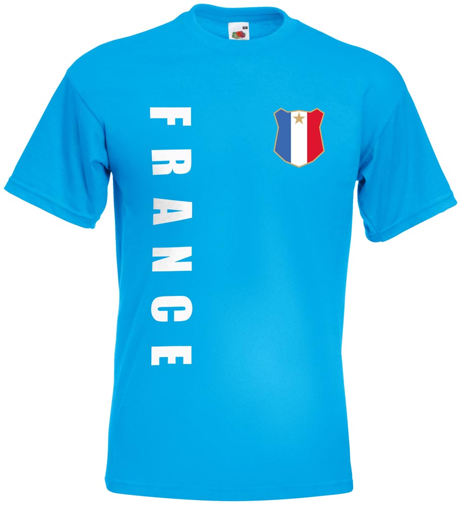 Name & Nr. Frankreich KINDER T-Shirt Trikot Mini WM Turnier 2018 Fußball 