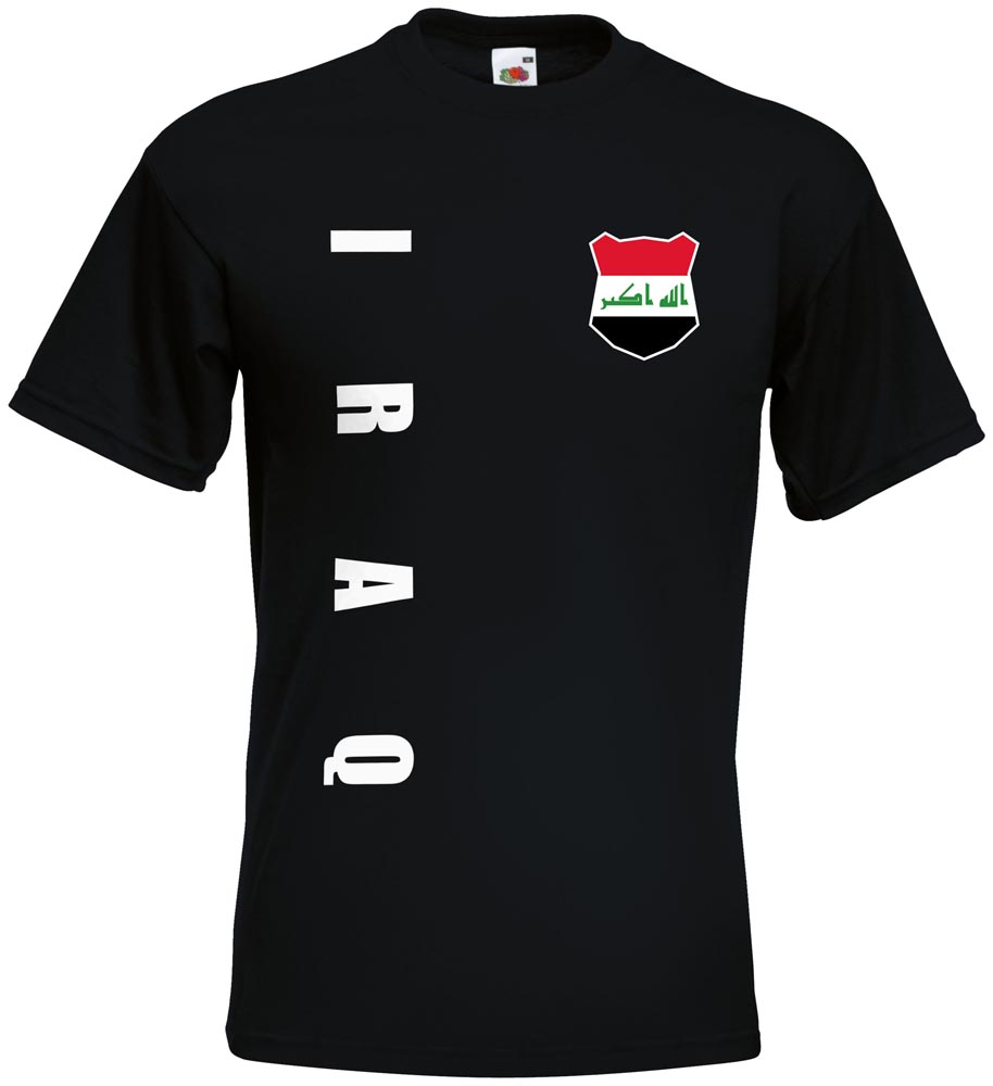 Name & Nummer S M L XL XXL Fussball Team N Kinder T-Shirt Trikot Irak Iraq inkl 