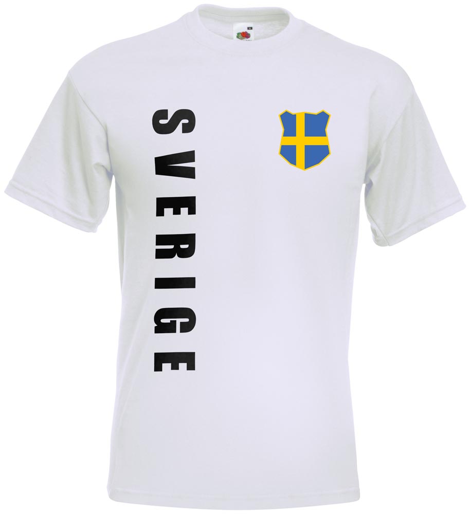 Schweden Camouflage T-Shirt WM 2018 Trikot Style Fußball Nummer ALL 10 