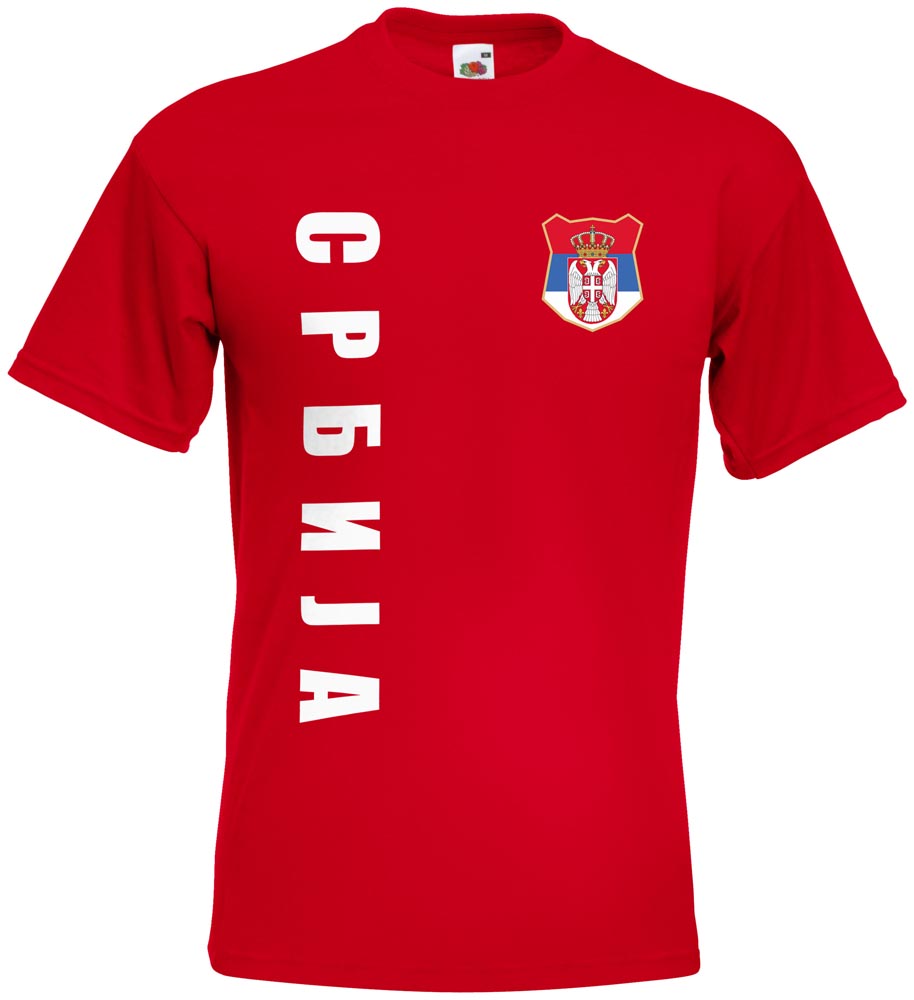 Serbien Srbija Kinder Trikot Fanshirt T-Shirt WM 2018 Name Nummer 