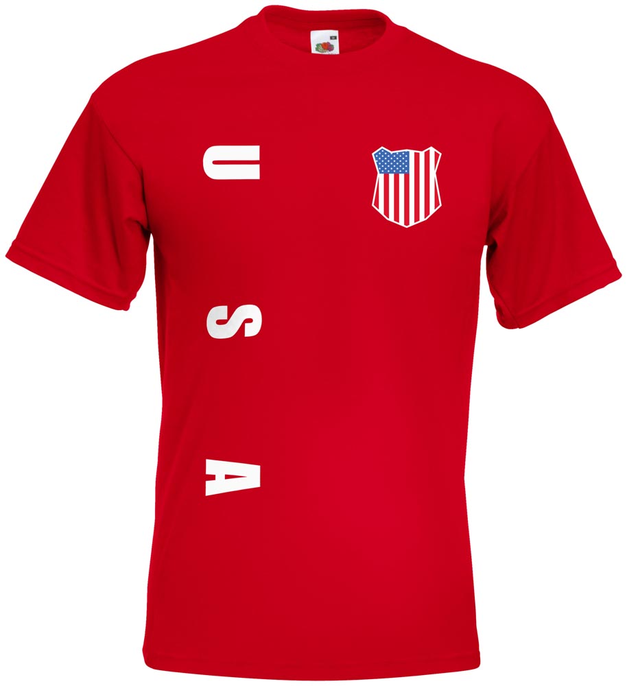 WM 2018 USA T-Shirt Trikot Name Nummer 