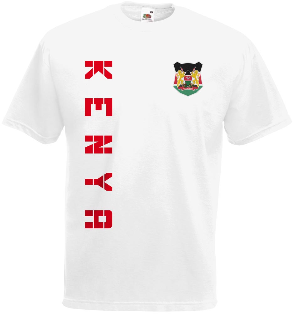 Kenia Kenya WM-2022 Polo-Shirt Wunschname Nummer 