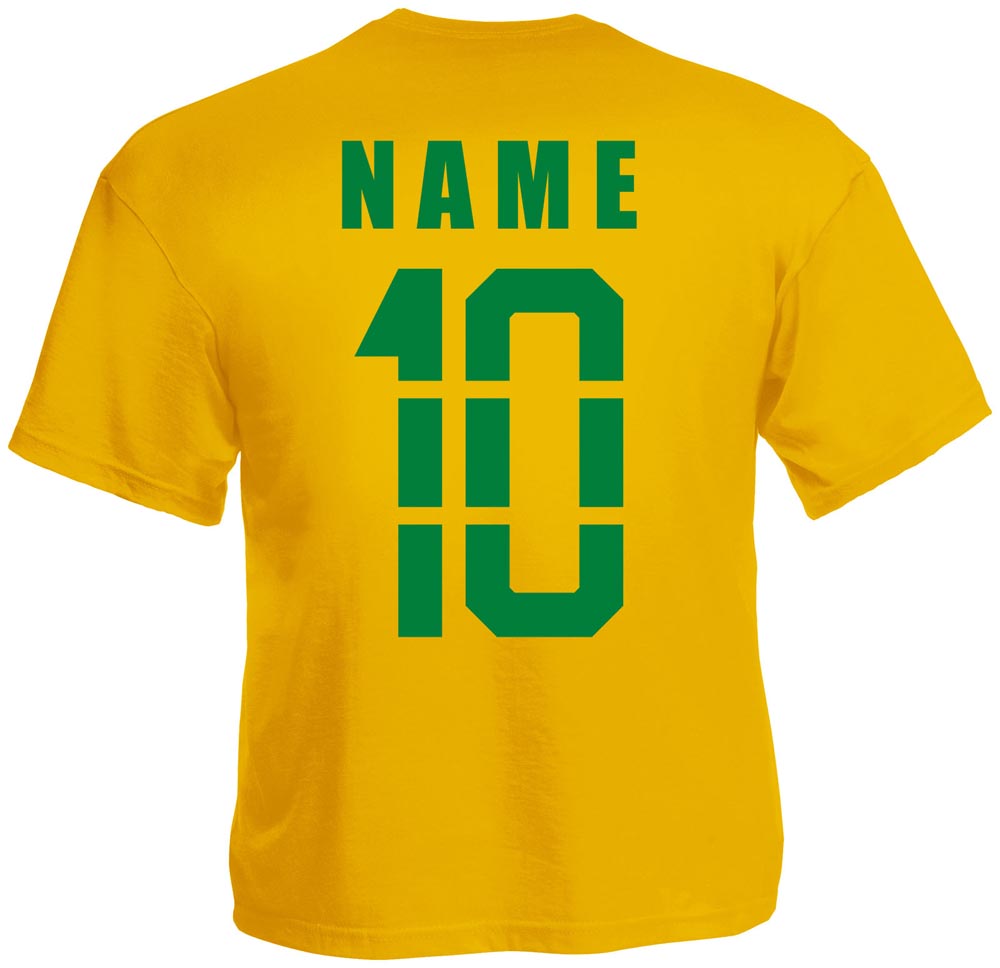 Kinder T-Shirt Trikot Jamaika Jamaica inkl Name /& Nummer Mini WM 2018