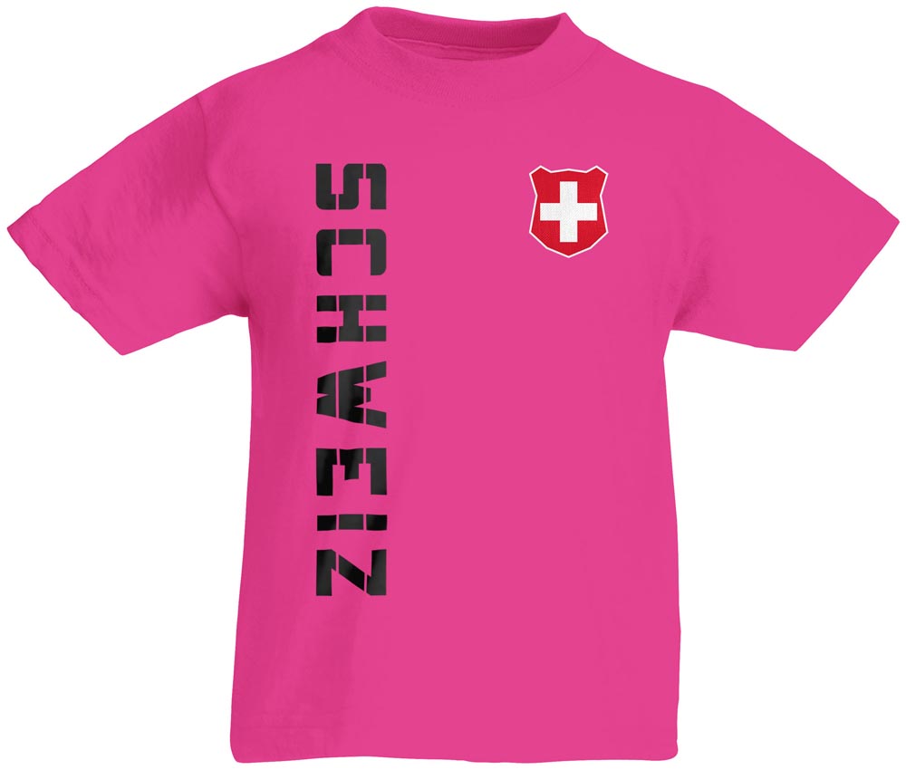 Schweiz KINDER T-Shirt Nr 1-18 Trikot Rot Mini WM Turnier 2018 Fußball 