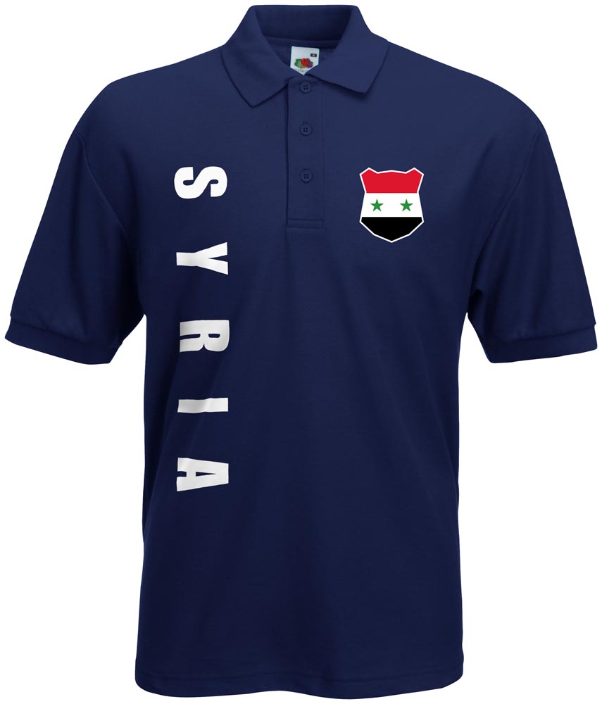 WM 2018 Syrien SYRIA Polo-Shirt Trikot Name Nummer 