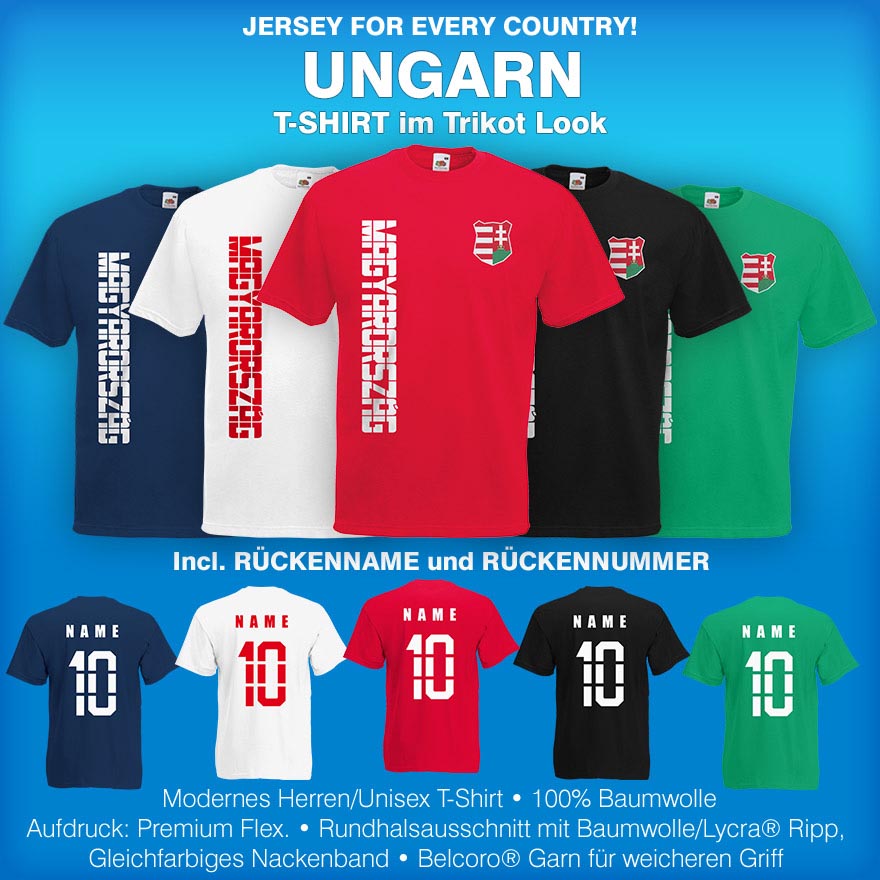 Ungarn T-Shirt Trikot