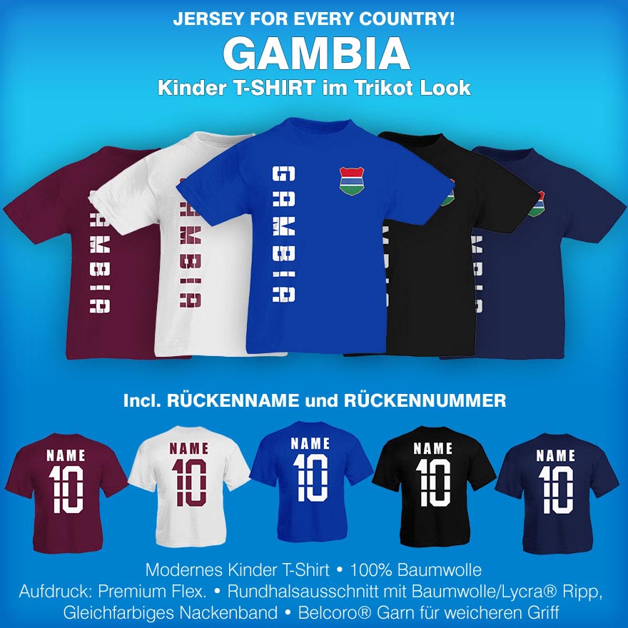 Gambia Kinder T-Shirt