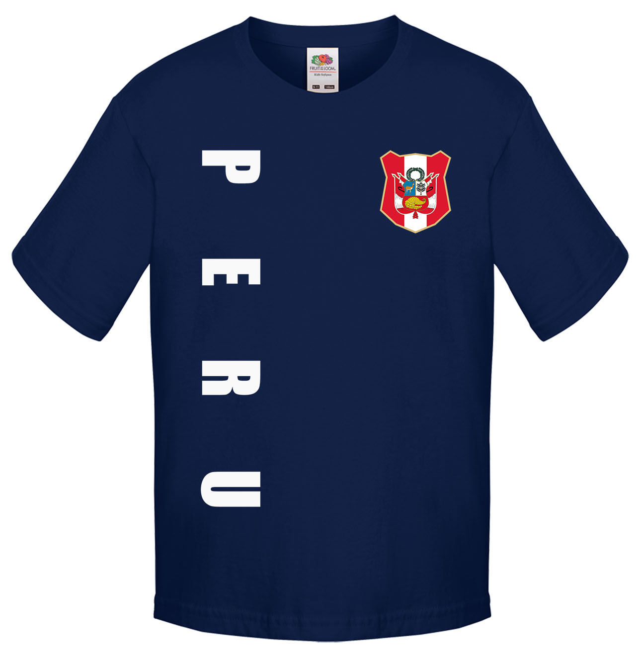 Peru Kinder Trikot Fanshirt T-Shirt WM 2018 Name Nummer 