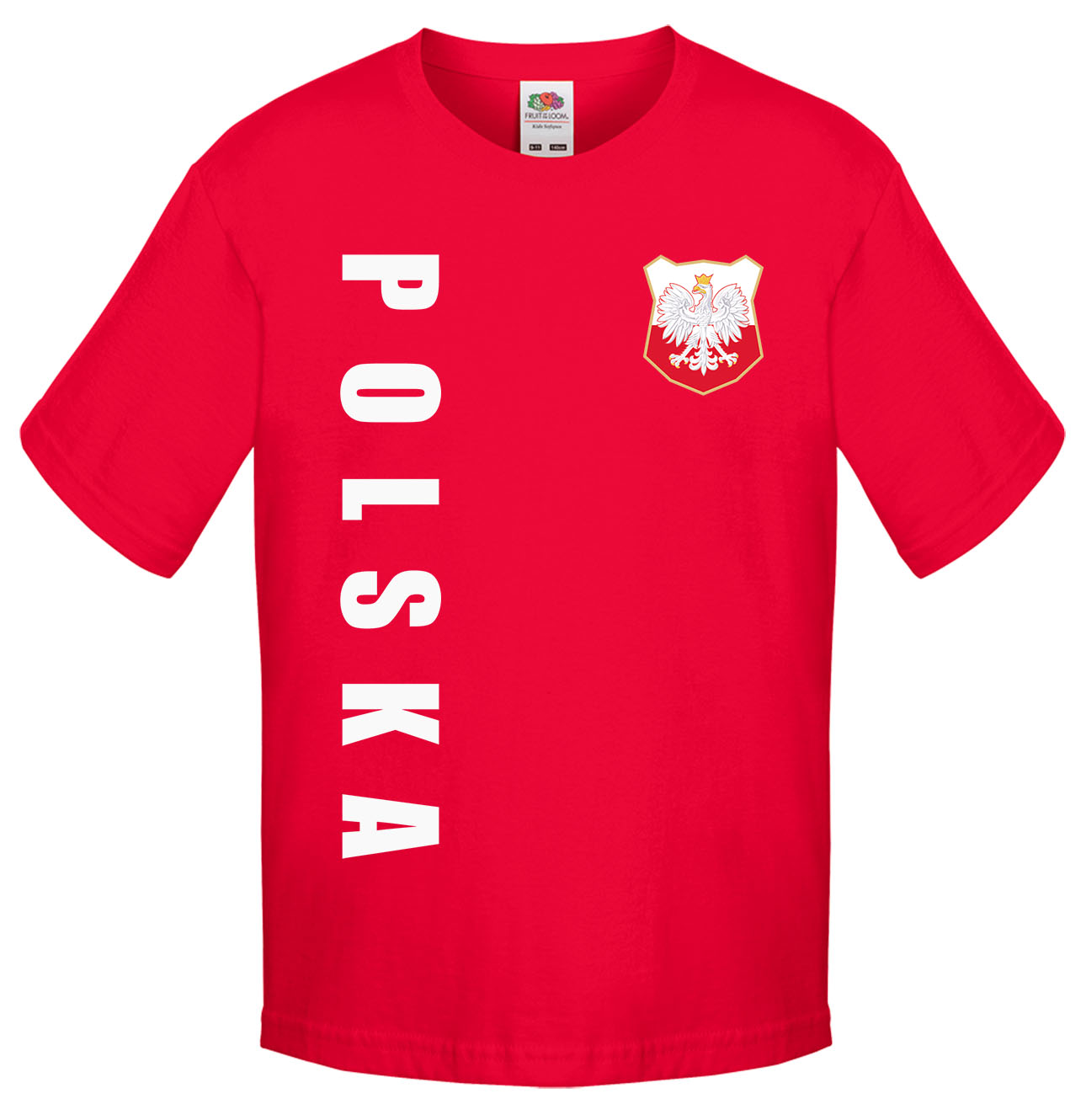 Polen EM 2020 Fanshirt Fanartikel Fußball Fan Kinder Jungen T-Shirt Trikot 