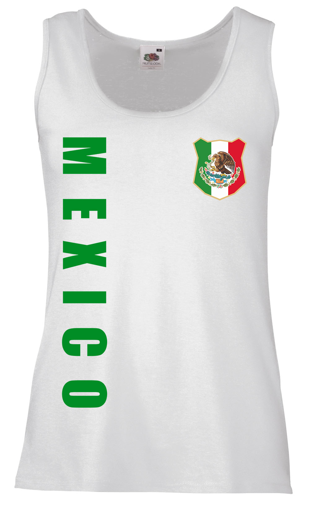 Mexiko Mexico Damen Trikot Fanshirt Top Shirt WM 2018 Name Nummer 