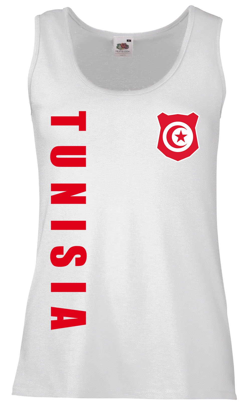 Tunesien Tunesia Damen Trikot Fanshirt Top Shirt WM 2018 Name Nummer 