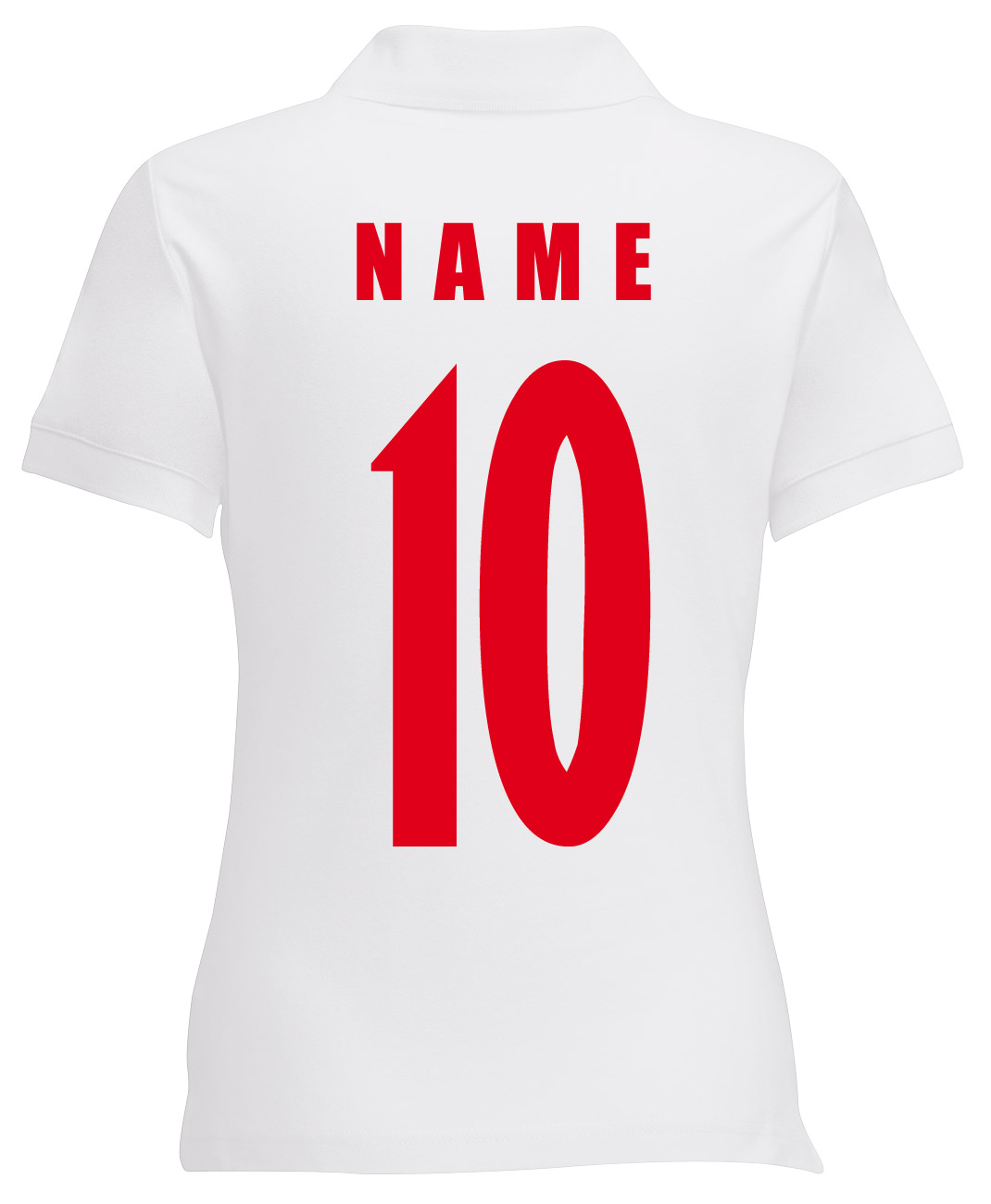 Serbien Damen T-Shirt ST-1 Rot Trikot Team Fußball Nummer 10 Sport WM 2018 