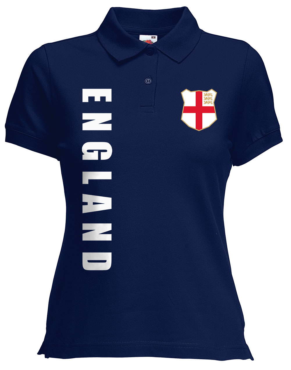 England Damen Trikot Fanshirt Polo-Shirt WM 2018 Name Nummer 