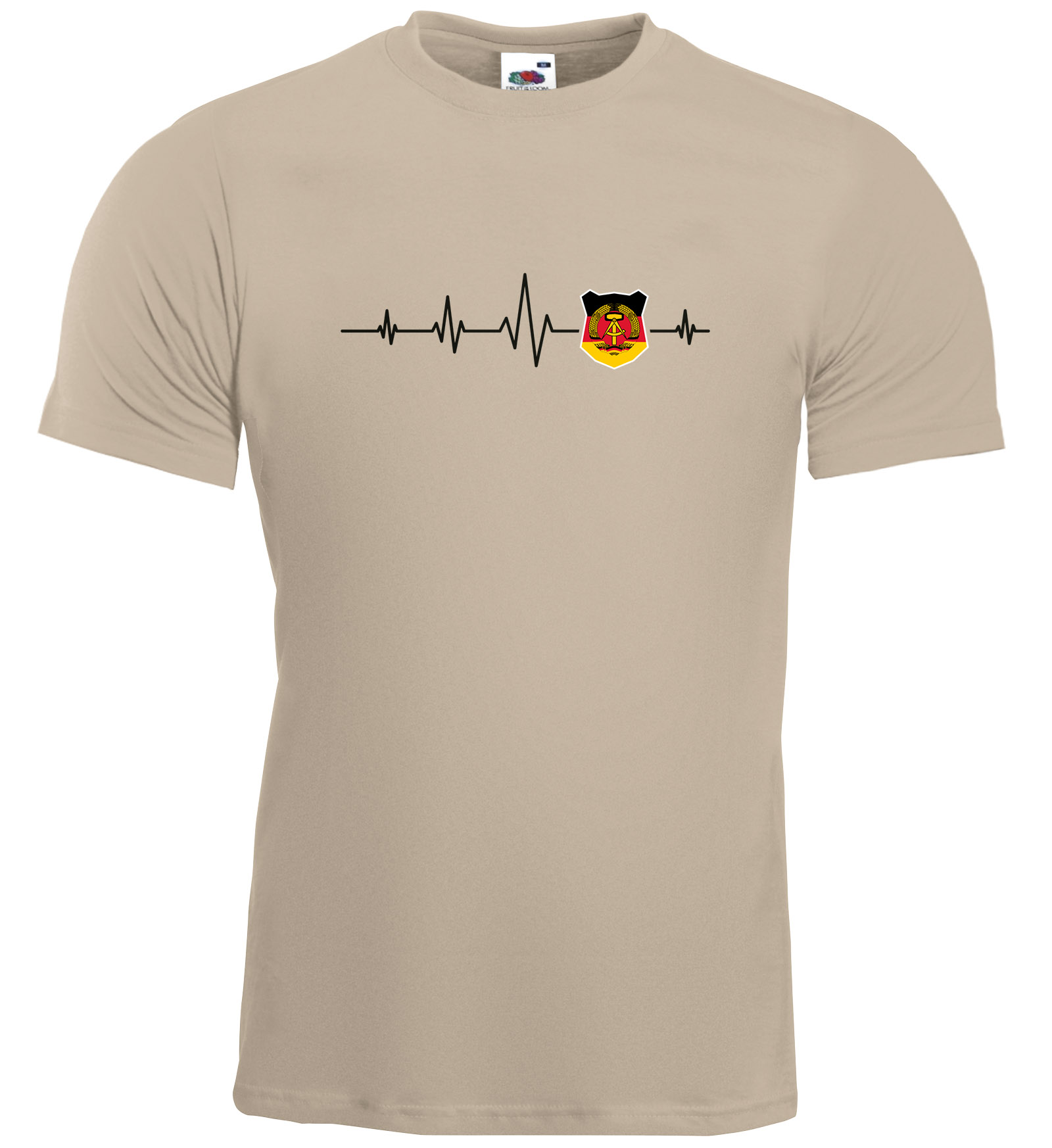 Ddr Herzschlag T Shirt Herz Puls Nation Funshirt Ebay